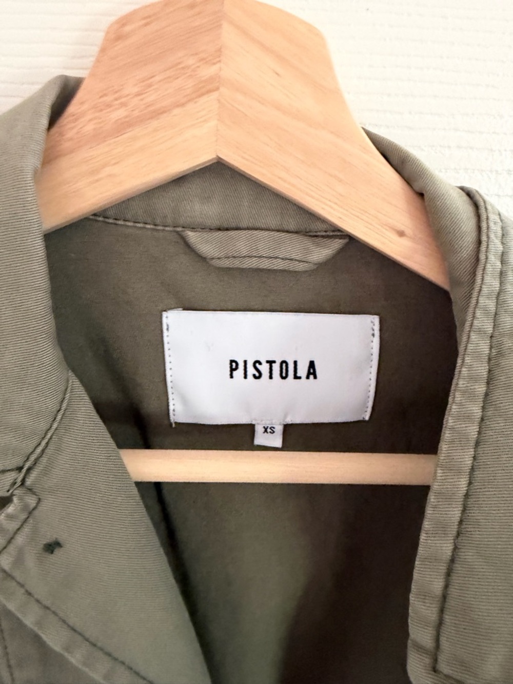 Pistola Camilo Olive Green Military Jacket Star Print - Picture 4 of 6